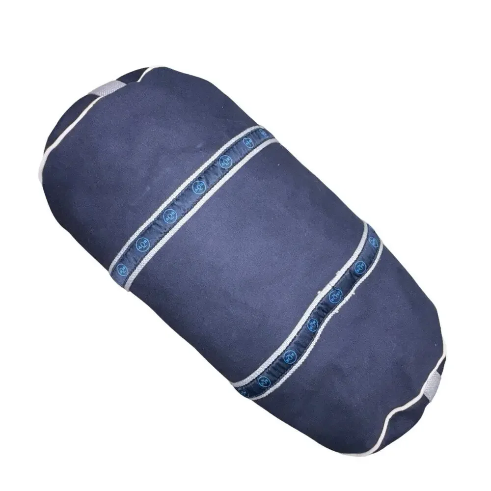 AQR Capital Management Scarborough & Tweed Navy Blue Canvas Duffle Banker Bag